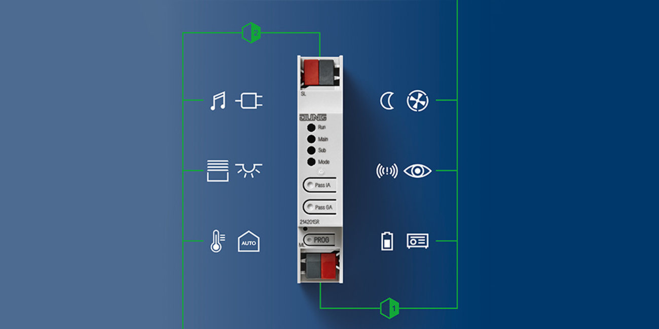 KNX Bereichs- und Linienkoppler bei Zaremba Elektro GmbH & Co.KG in Trautskirchen